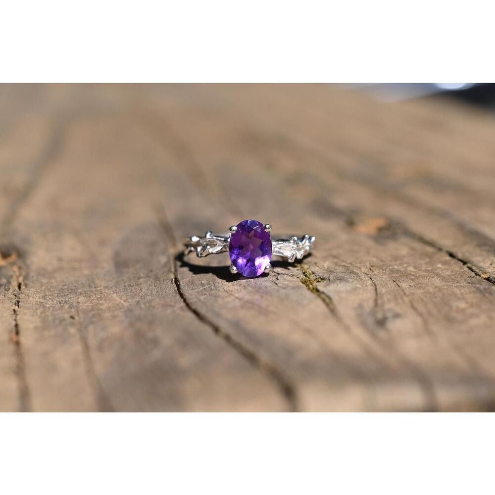 Unbranded Women's Silver and Purple Jewellery